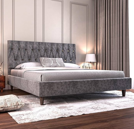 Queen Size Bed for Modern Bedroom Furniture and Comfortable Sleeping