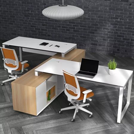 Director Table with A-Type Leg for Executive Office and Manager Cabin