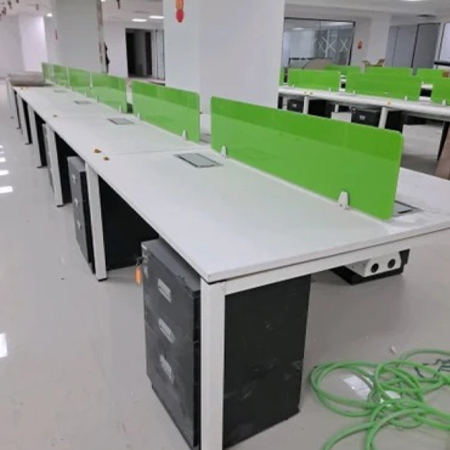 Sharing Linear Workstation for Office Team Collaboration and Modular Workspaces