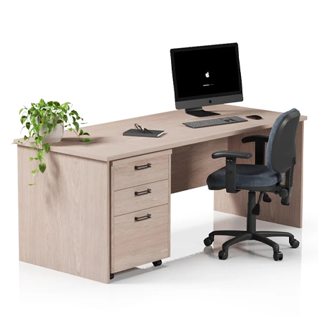 Teacher Desk with Both Side Drawers for Classroom and School Furniture